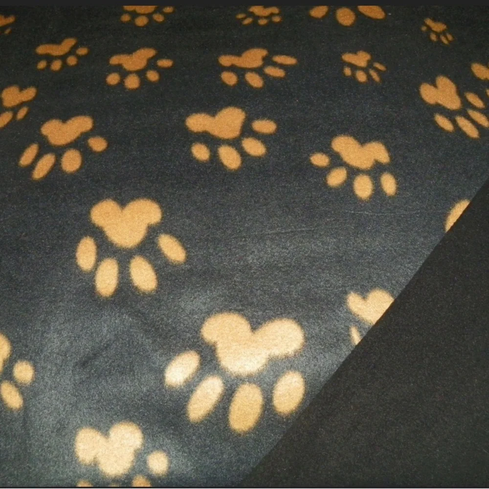 Cat or Dog Reversible Double Fleece Blanket 30”x37”